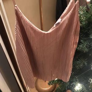 Silky pink camisole